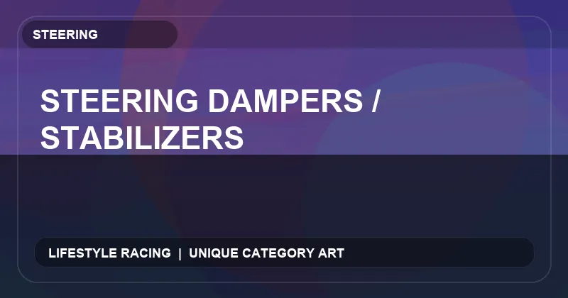 Steering Dampers / Stabilizers